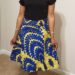 African print skirt